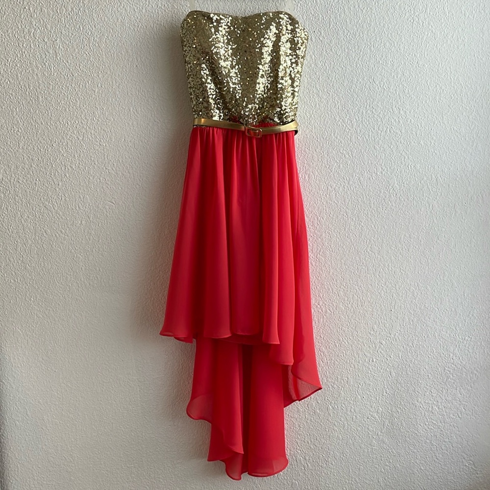 As U Wish Juniors Strapless Dress in Size Small